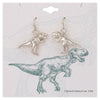 Silver Tyrannosaurus Rex Earrings