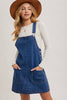 Denim Overall Mini Dress