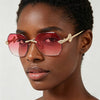 Snake Frame Gradient Sunglasses