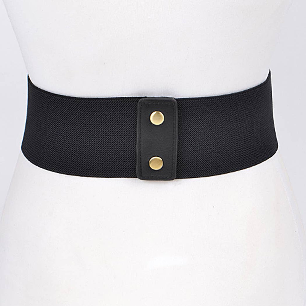 Corset Belt With Ribbon Detail: Black