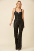 Velvet Sequin Rockstar Jumpsuit