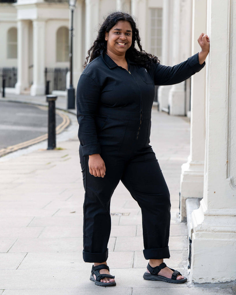 Rebel Jet Black Boiler Suit