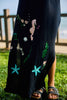 Seahorse Embroidered Caftan Dress