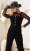 Corduroy Button Down Jumpsuit
