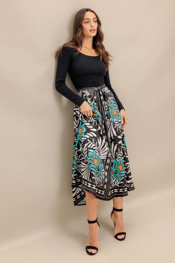 Fall Swan Sweater Top Dress