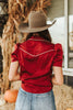 Satin Pearl Snap Western Blouse