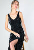 Stretch Sequin Maxi Dress