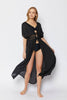 Long Swim Cover: Black