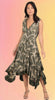 Dip Dyed Scarf Hem Dress