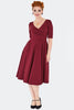 Claret Crossbody Cutie Dress