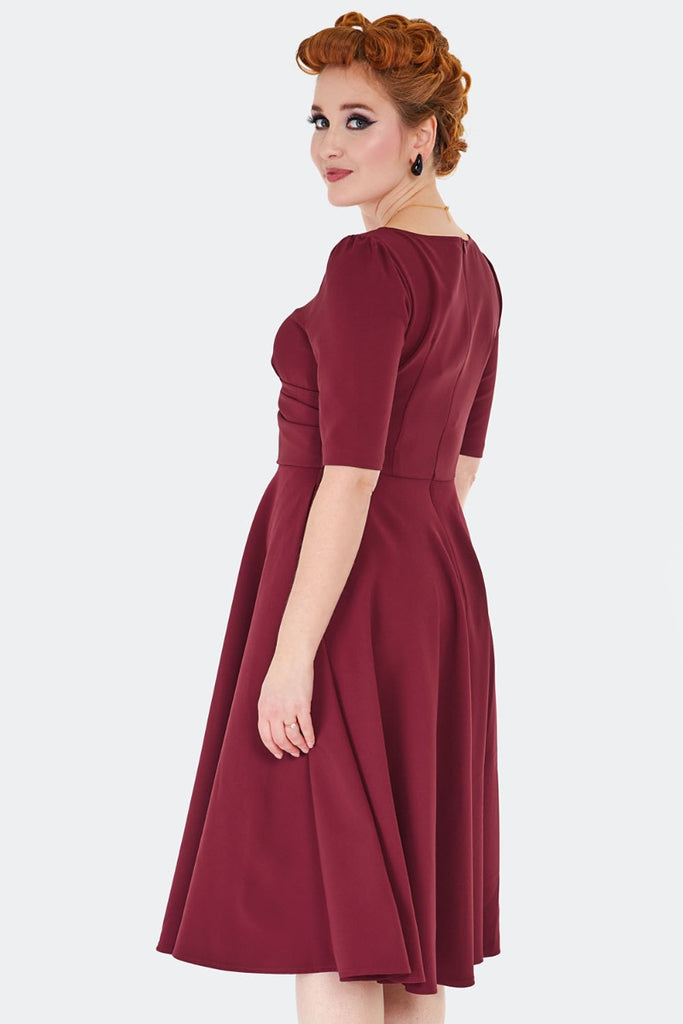 Claret Crossbody Cutie Dress
