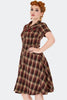 Plaid Western Swing Dress
