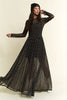 Polka Dot Mesh Maxi Dress