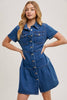 Tiers of Joy Denim Dress