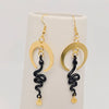 Moon Goddess Snake Earrings