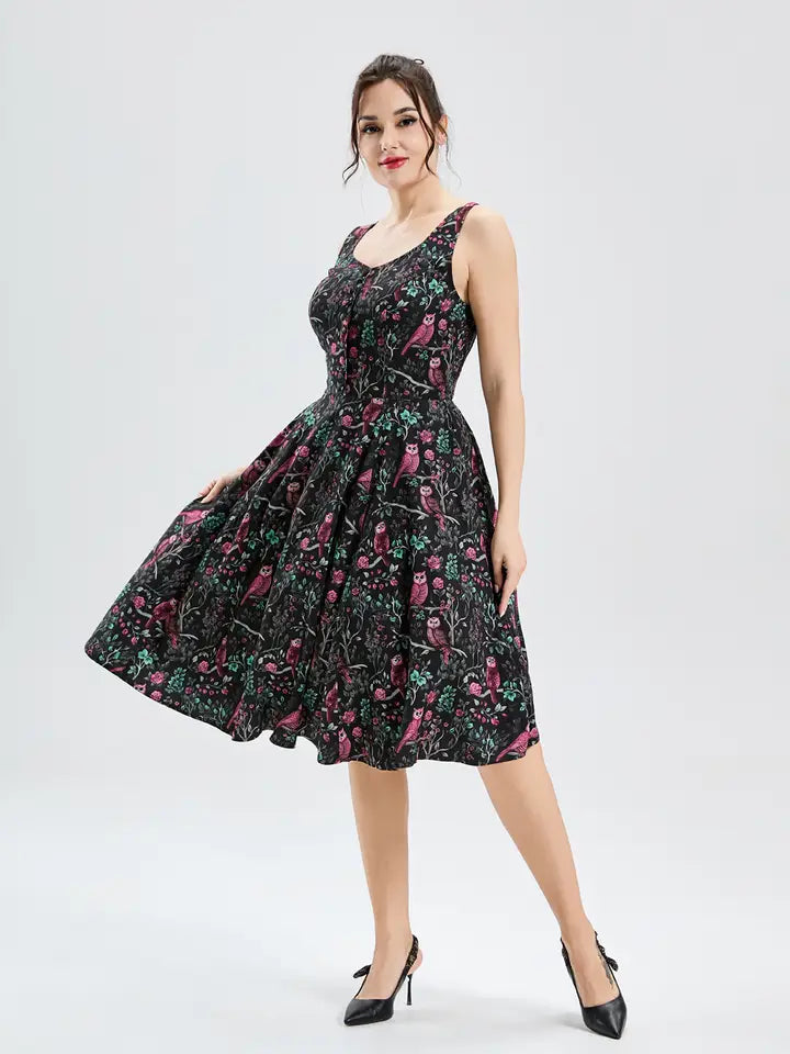 Nocturn Owls Dress
