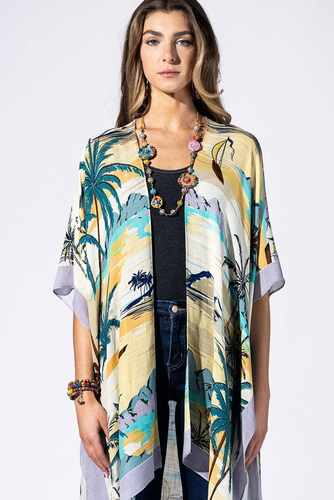 Maui Palm Kimono