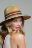 Braided Trim Panama Hat: Tan