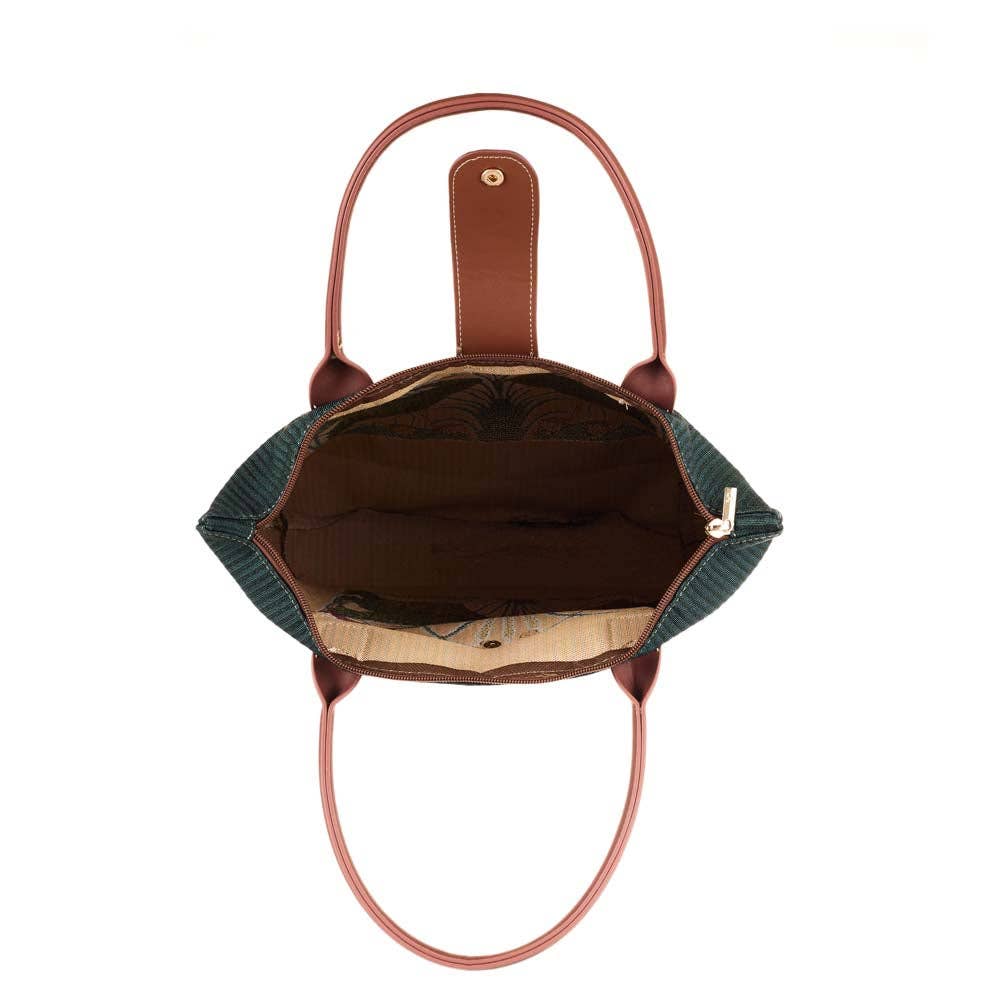 Swan Rush and Iris Folding Bag