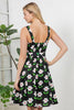 Retro Danish Floral Dress