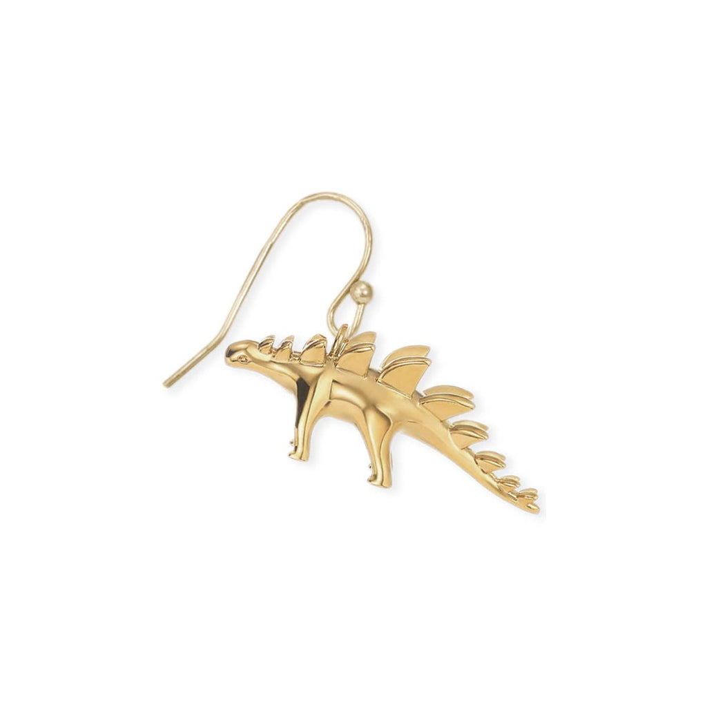 Times Gold Stegosaurus Earrings