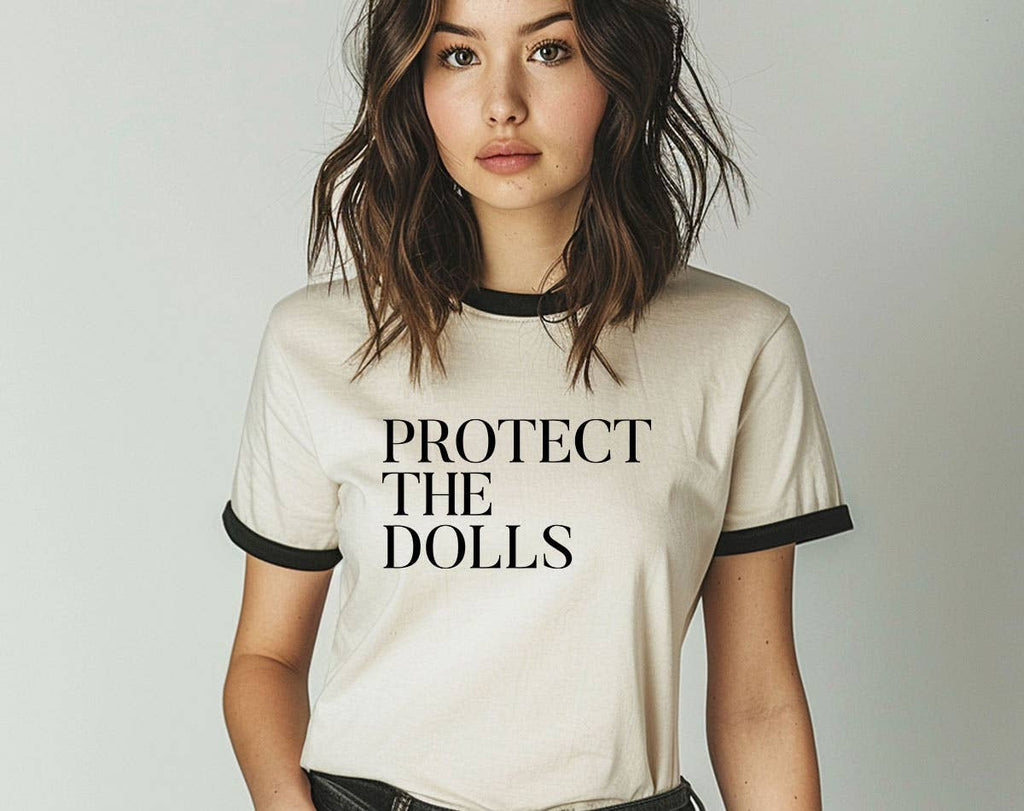 Protect The Dolls Trans Rights Ringer T-Shirt