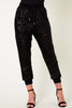 Black Sequin Jogging Pants
