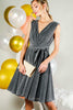 Rhodium Sparkle Swing Dress