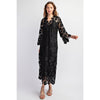 Crocheted Lace Relaxed Fit Dress