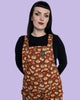 Mushroom Tea Party Stretch Dungarees