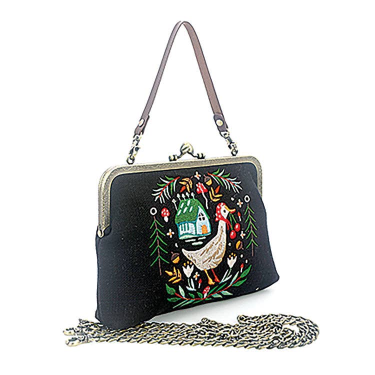 Pretty Goose Kisslock Purse