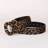 Faux Fur Leopard Belt