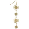 Sun Showers Gold Linear Earrings