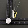 Barber 18K Gold Plated Charm Necklace- Steel