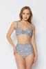 Vintage Style Bikini: Gingham Daisy