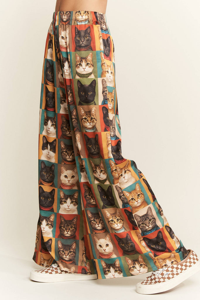 Cat Portrait Pants