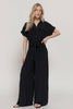 Lapel Collar and Jumpsuit