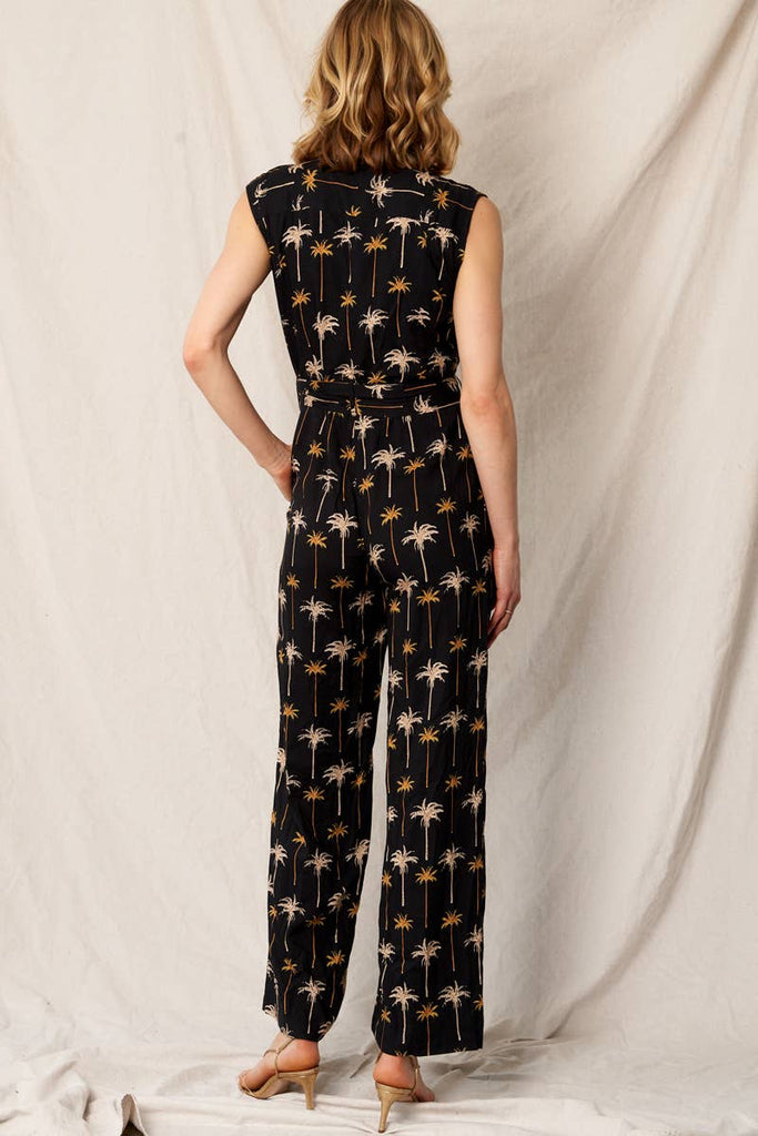 Palm Tree  Jumpsuit