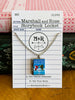 Book Locket Necklace - Heated Rivalry : Stainless Steel