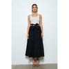Knit Bodice Ballet Maxi Dress