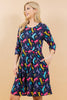 Space Cats Sweater Dress