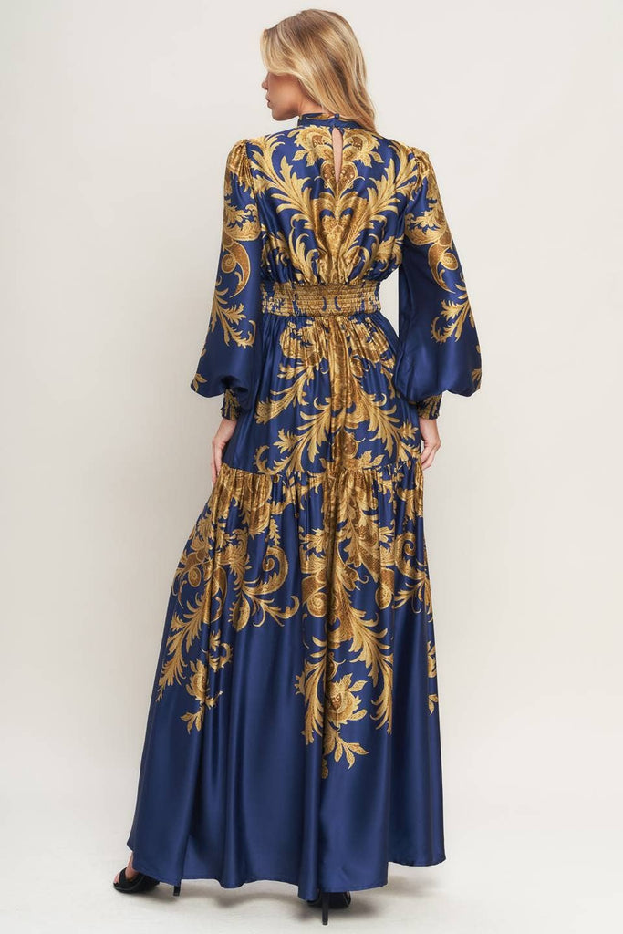 Florence Satin Maxi Dress
