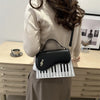 Sweet Note Piano Purse: Black