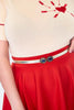 Gold Deco Sapphire Adjustable Belt