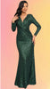 Emerald Dazzle Maxi Dress