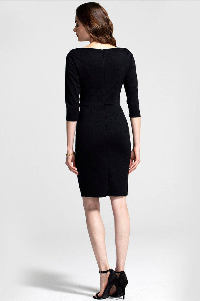 Cute As a Button Wiggle Dress