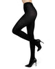 Ribbed Cotton Tights: Dark Gray Heather / L-XL
