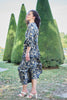 Gilded Dahlia Ruffled Dress