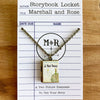 Book Locket Necklace - The Little Prince - French Edition: Bronze