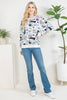 Colorful Cats Fleece Sweatshirt
